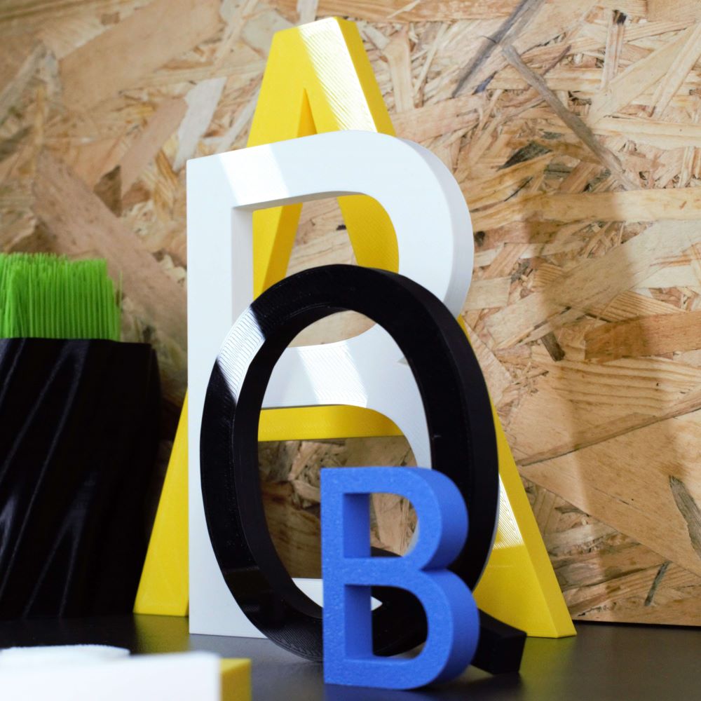3D Printed Letters